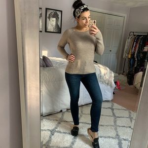 Light weight tan sweater